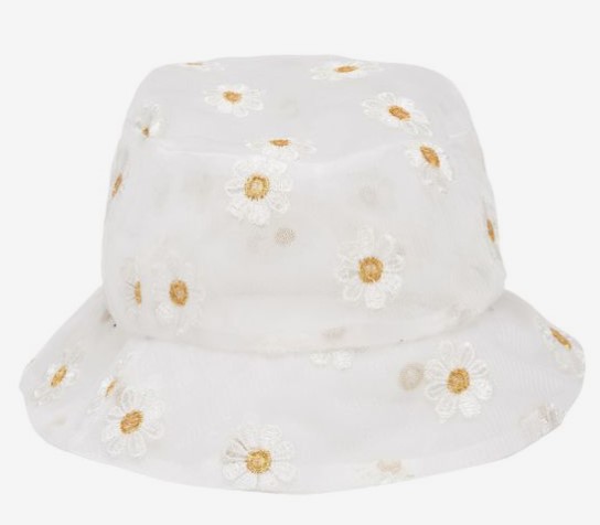 sequin/glitter/lace bucket hat